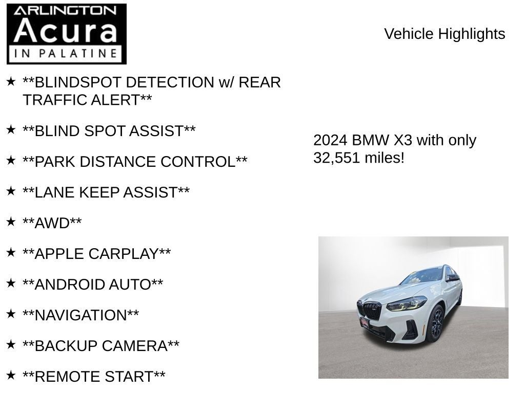 2024 BMW X3 M40i