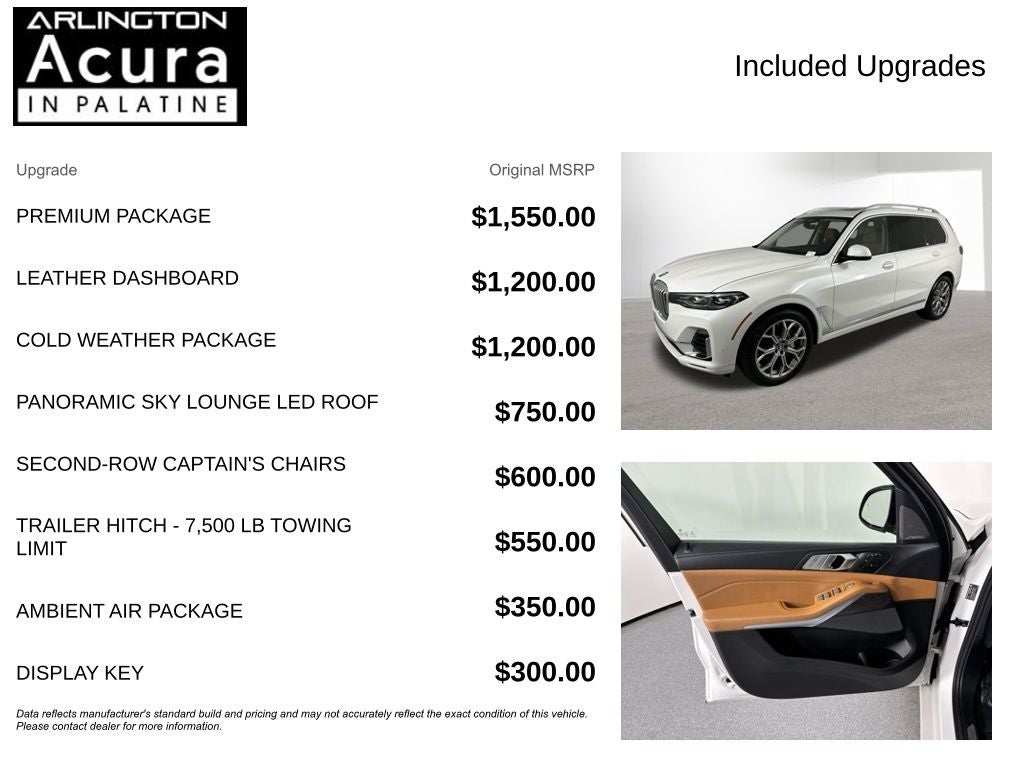 2019 BMW X7 xDrive50i