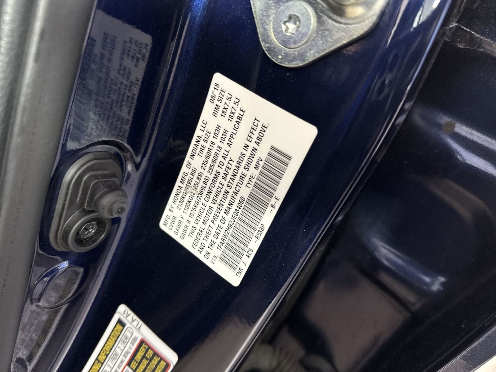 2018 Honda CR-V Touring