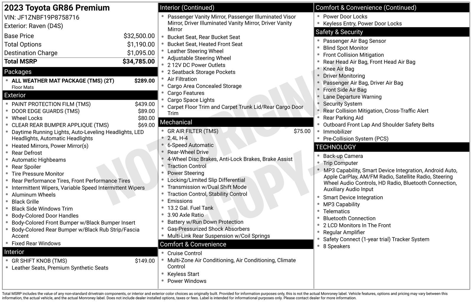 2023 Toyota GR86 Premium