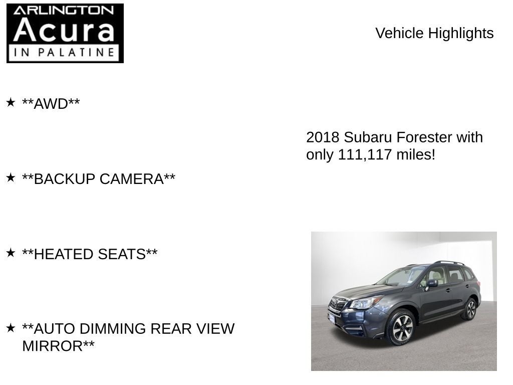 2018 Subaru Forester Premium