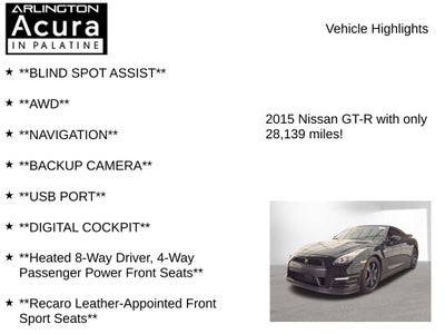 2015 Nissan GT-R Black Edition