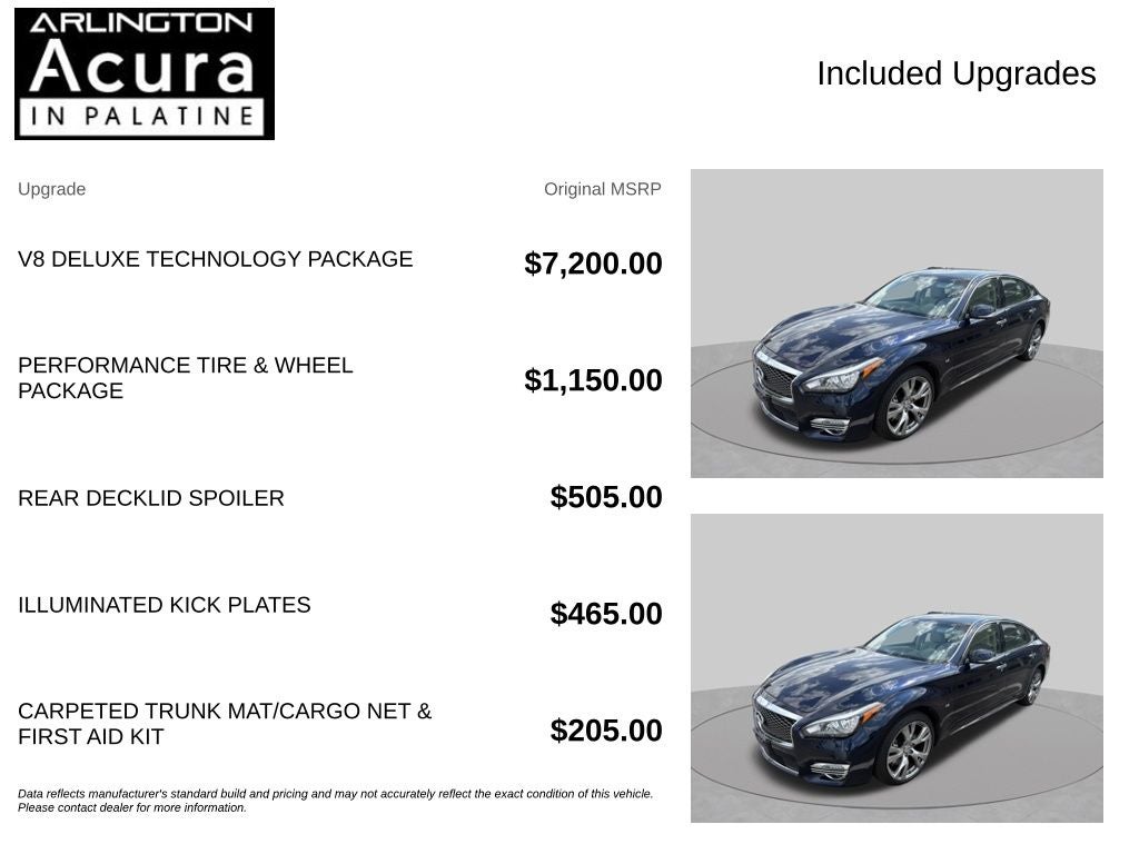 2015 INFINITI Q70L 4dr Sdn V8 AWD