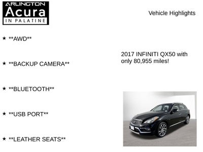 2017 INFINITI QX50 AWD