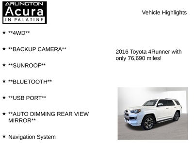 2016 Toyota 4Runner Limited