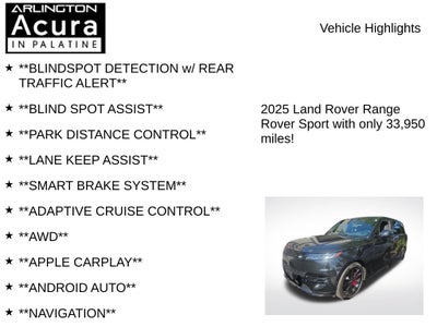 2025 Land Rover Range Rover Sport Autobiography