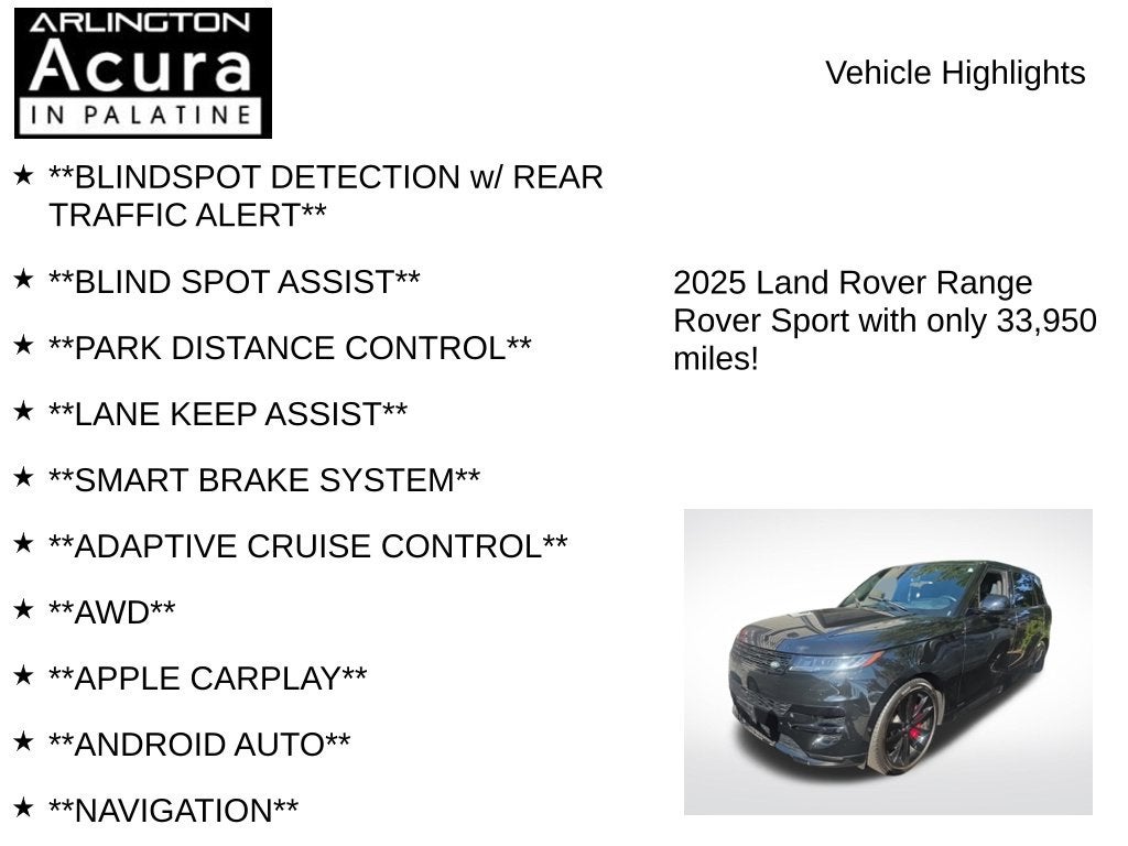 2025 Land Rover Range Rover Sport Autobiography