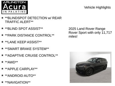 2025 Land Rover Range Rover Sport SE