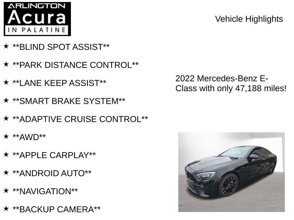 2022 Mercedes-Benz E-Class AMG® E 53