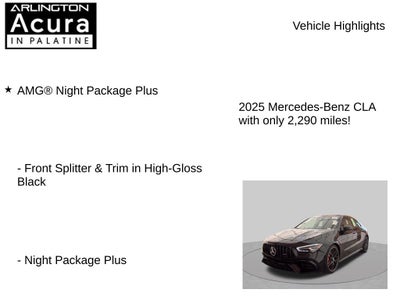 2025 Mercedes-Benz CLA AMG® CLA 45
