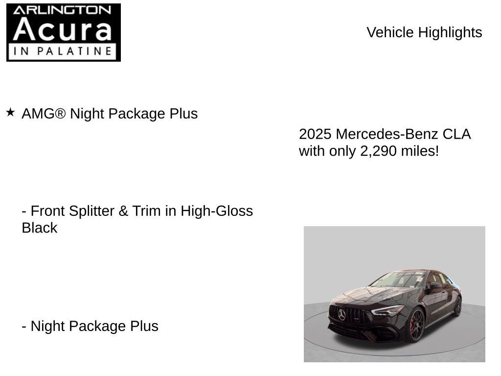 2025 Mercedes-Benz CLA AMG® CLA 45