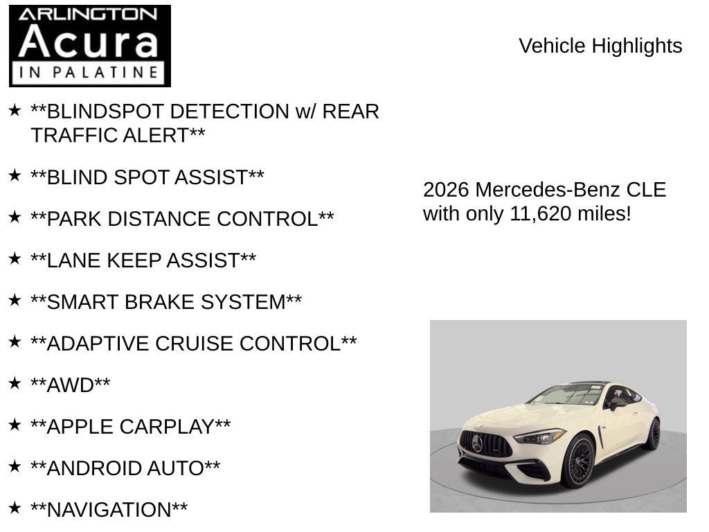 2026 Mercedes-Benz CLE AMG® CLE 53