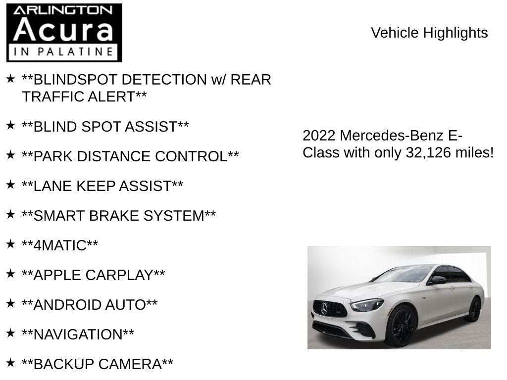 2022 Mercedes-Benz E-Class AMG® E 53
