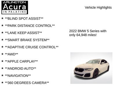 2022 BMW 5 Series M550i xDrive