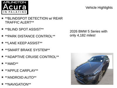 2026 BMW 5 Series 530i xDrive