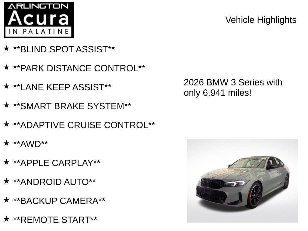 2026 BMW 3 Series M340i xDrive