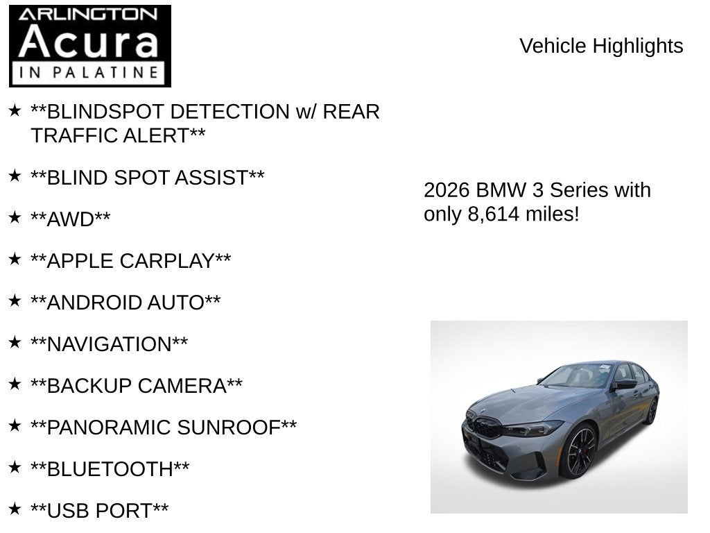 2026 BMW 3 Series M340i xDrive
