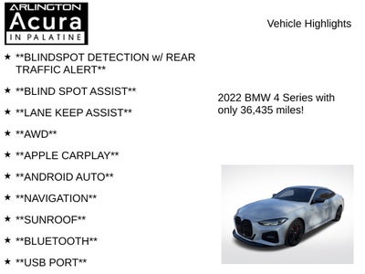 2022 BMW 4 Series 430i xDrive