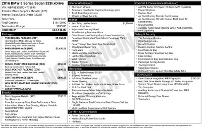 2016 BMW 3 Series 328i xDrive