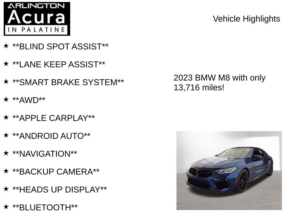 2023 BMW M8 Competition