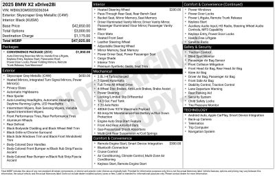 2025 BMW X2 xDrive28i