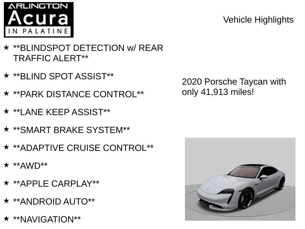 2020 Porsche Taycan Turbo