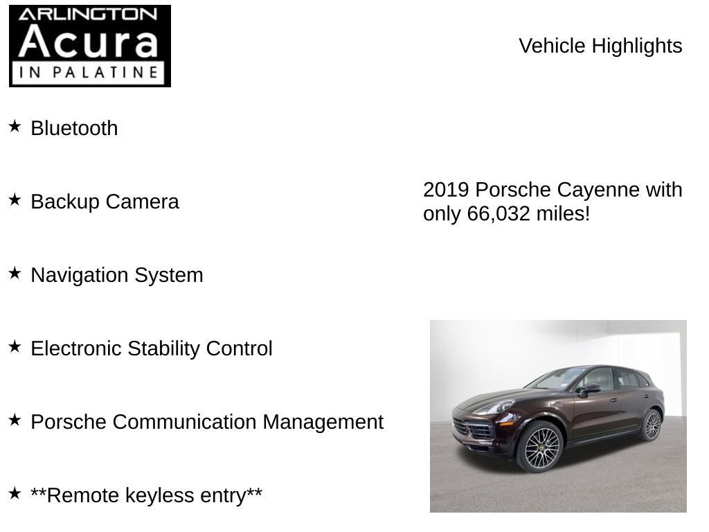 2019 Porsche Cayenne AWD