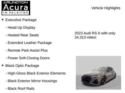 2023 Audi RS 6 4.0 TFSI quattro