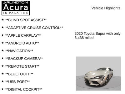 2020 Toyota Supra Base
