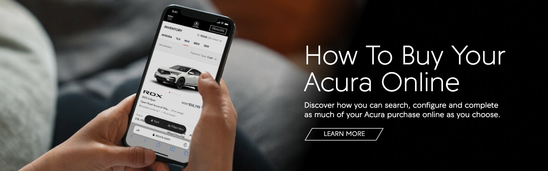 How to Buy Your Acura Online - Learn More