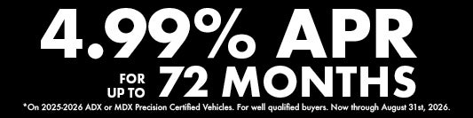 Acura Precision Certified Vehicles