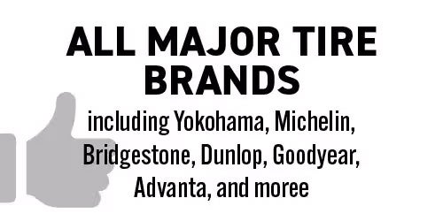 All major tire brands
