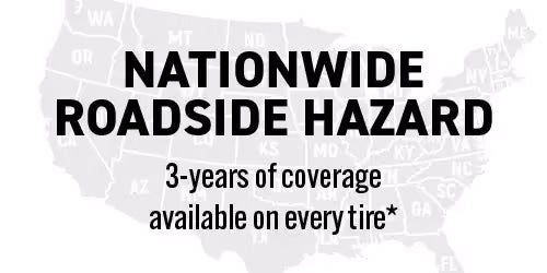 Nationwide roadside hazard coverage