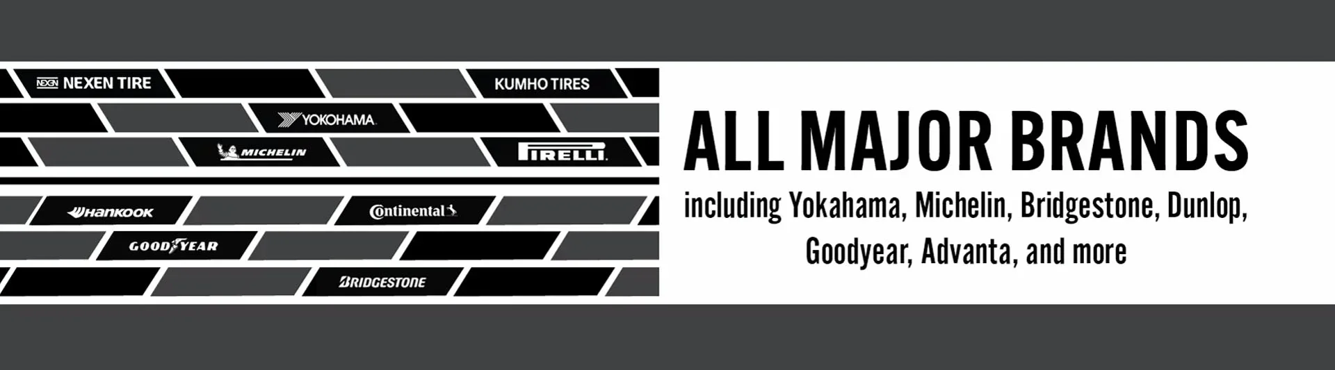 All major brands of tires for sale at Arlington Acura in Palatine